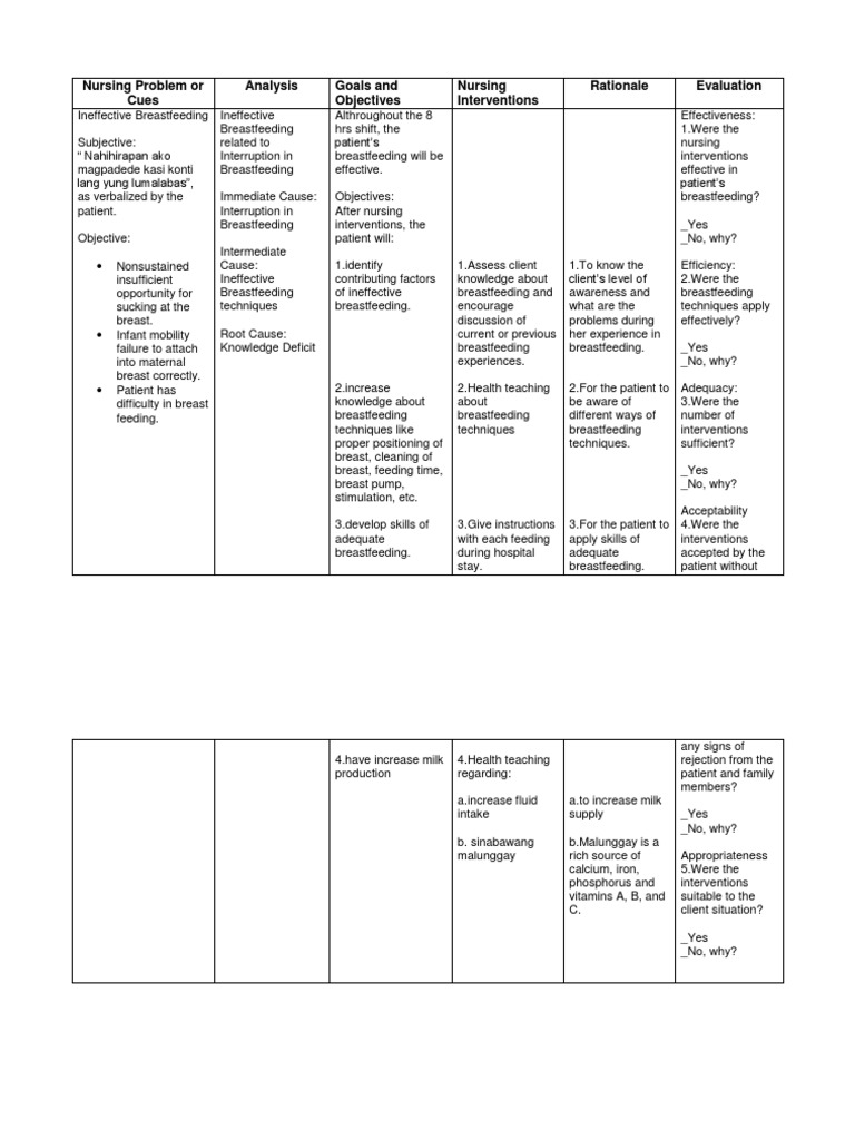 Case Study NCP PDF Breastfeeding Diseases And Disorders
