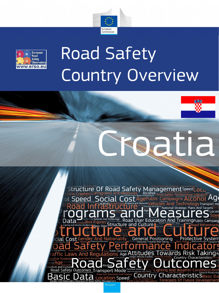 Croatia Road Safety Overview 2015 | PDF | Road Traffic Safety | Croatia