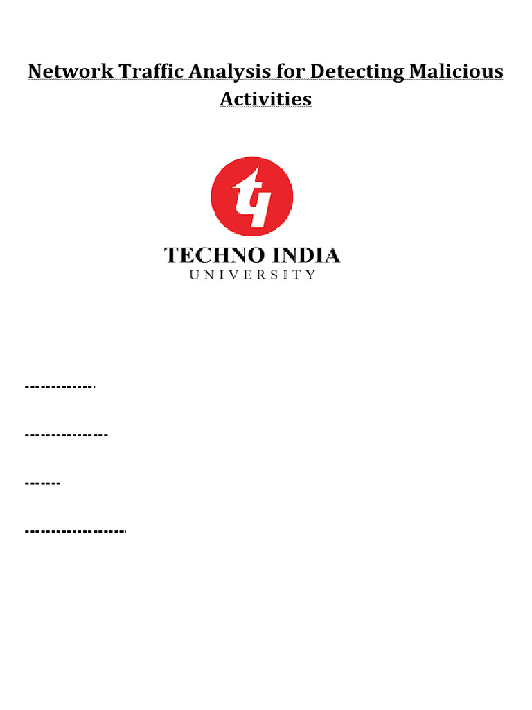 Network Traffic Analysis Techniques | PDF