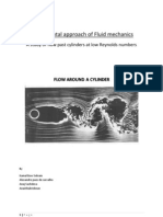 Experimental Approach of Fluid Mechanics: A Study of Flow Past Cylinders at Low Reynolds Numbers