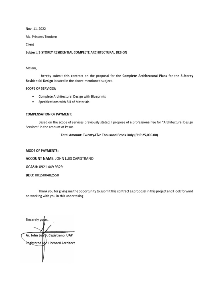 3-Storey Residential Design Proposal | PDF