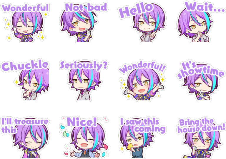 Stickers Rui Kamishiro | PDF
