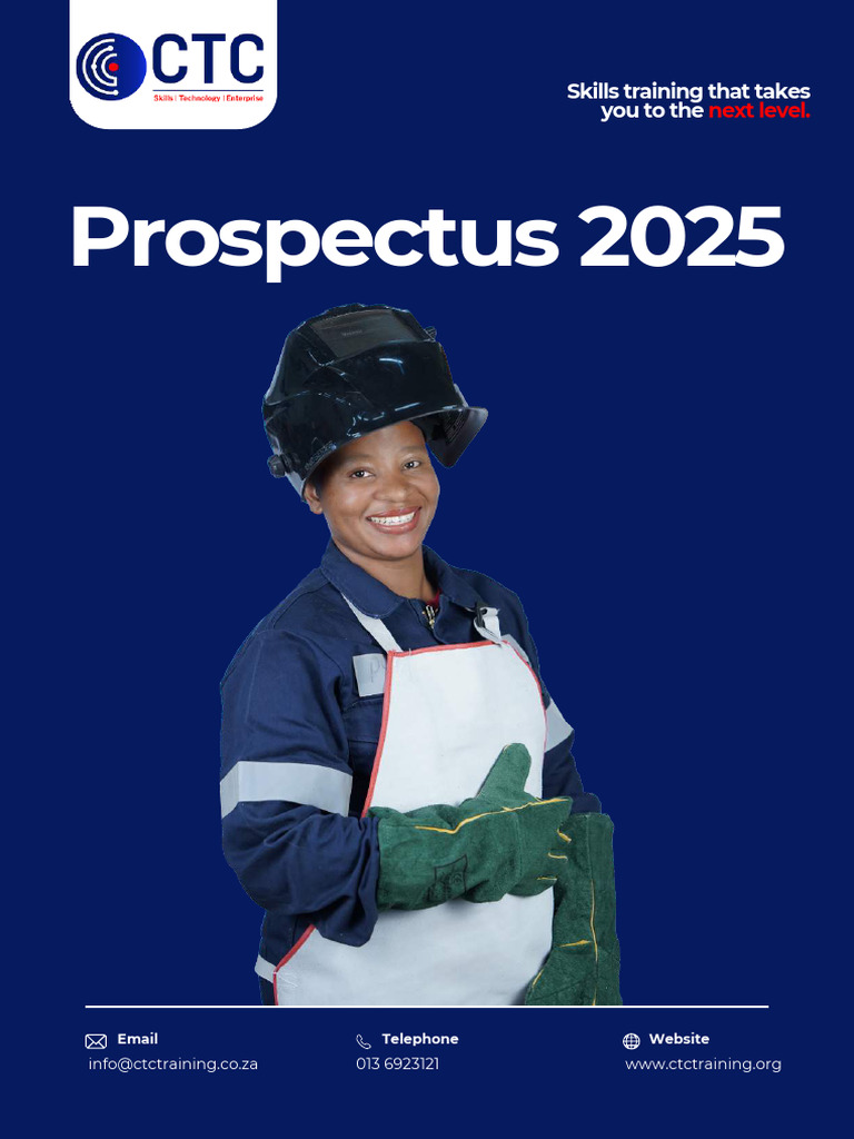 CTC Skills Training Prospectus 2025 | PDF | Mining | Machinist