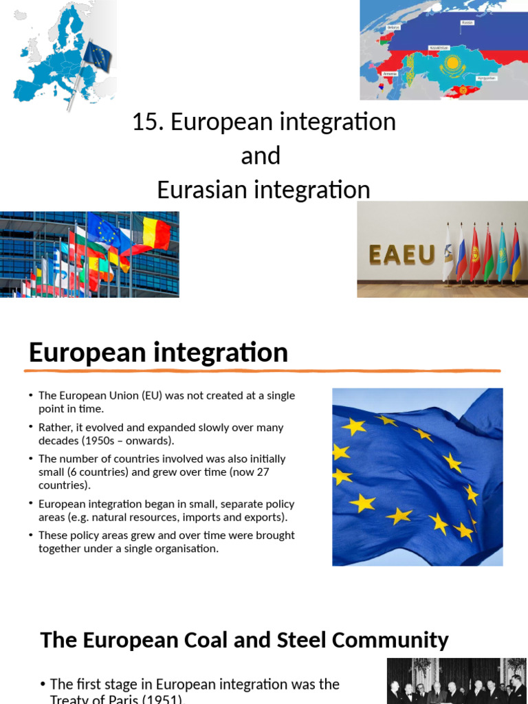 15. EU and EAEU-1 | PDF | European Union | European Economic Community