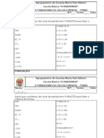 3º Maratona de Calculo Mental