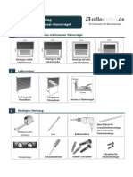 Montageanleitung Plissee