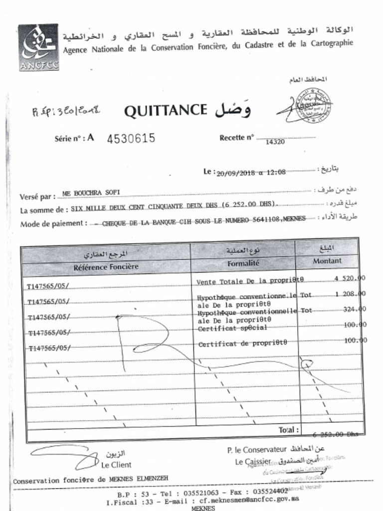 Quittance | PDF