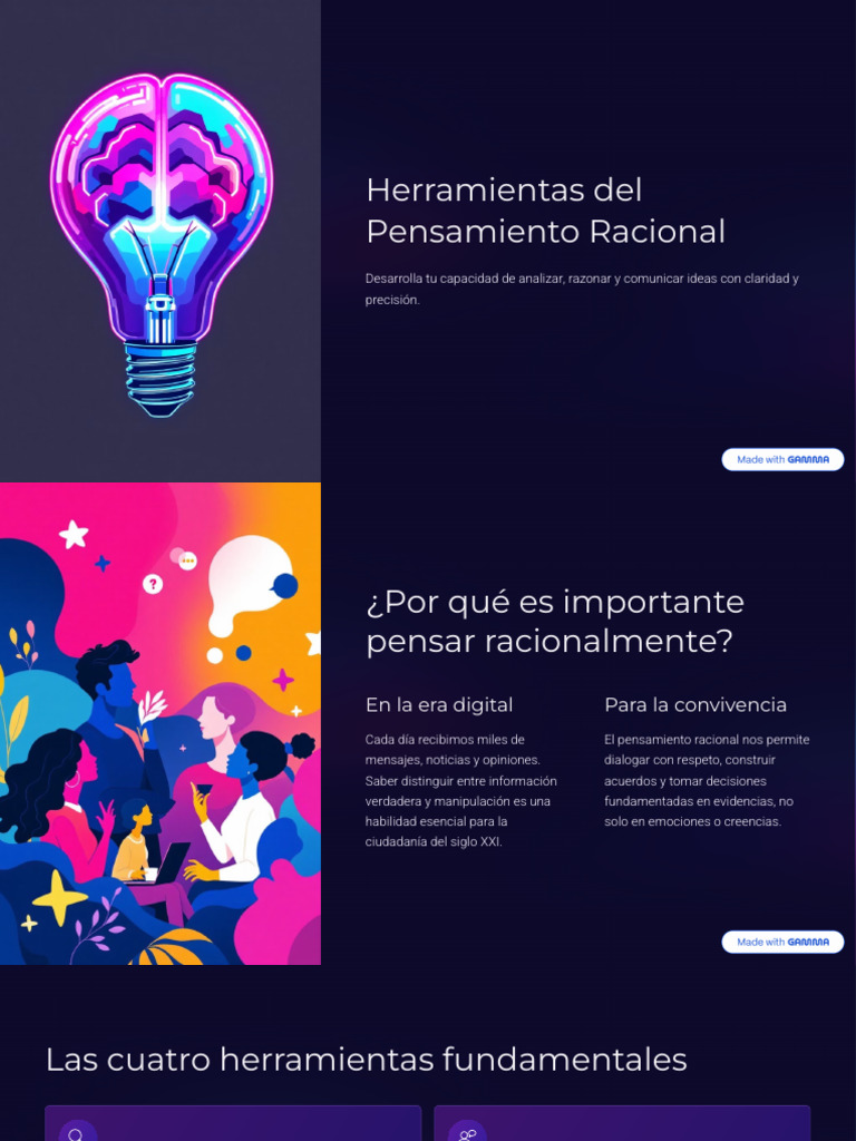 Herramientas-del-Pensamiento-Racional | PDF | Pensamiento crítico ...