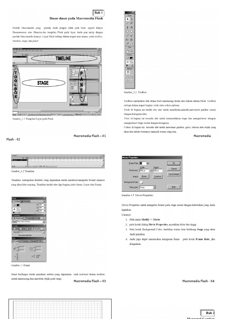 Modul Macromedia Flash | PDF