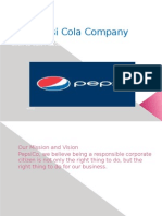 Pepsi Cola Company: Click To Edit Master Subtitle Style