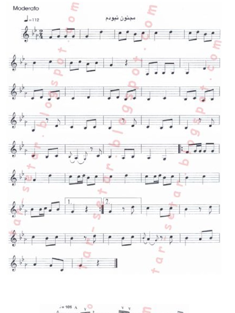 Sheet music Persian Classical and Traditional Music
