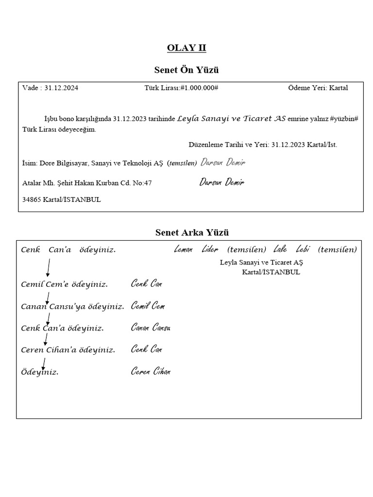 K.E. Pratik 2 Olay 2 | PDF