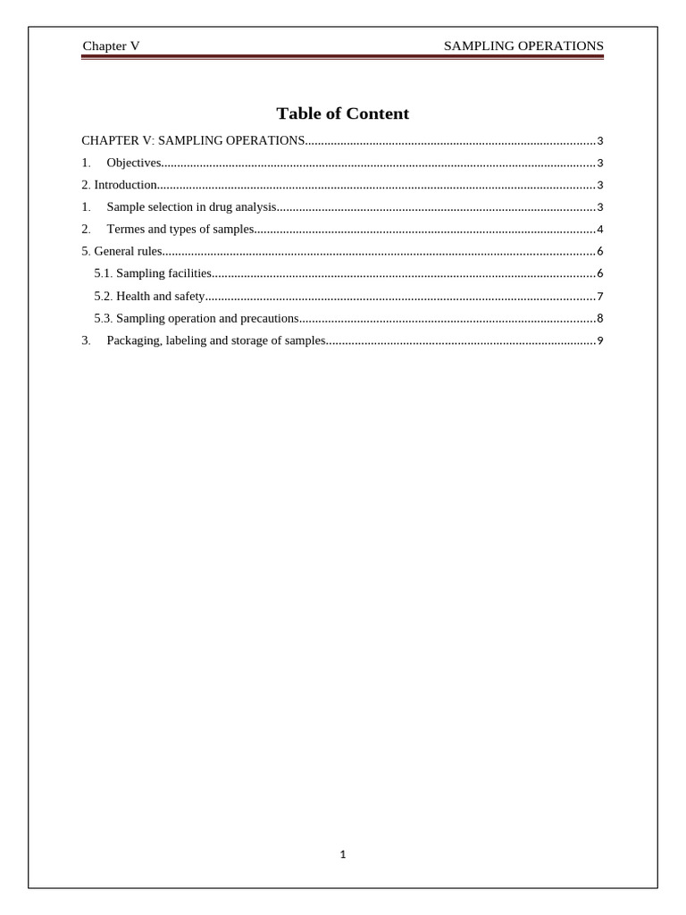 CHAPTER V | PDF | Sampling (Statistics) | Tablet (Pharmacy)
