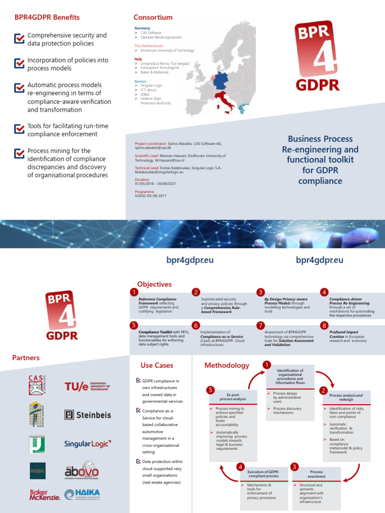 BPR4GDPR_Brochure | PDF | Regulatory Compliance | Computing