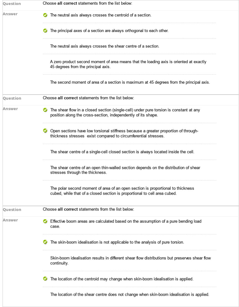 AENG21200_StM2_2021_Exam_RelevantQuestions_01 | PDF | Ellipse | Stress ...