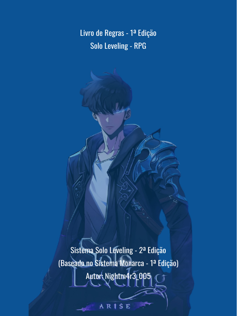 Solo Leveling RPG: Regras e Aventuras | PDF | Jogos de RPG