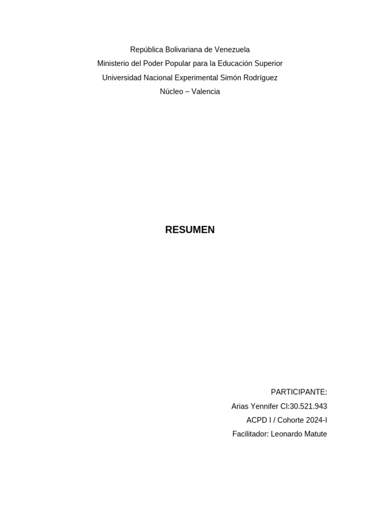 ACPD I (Resumen) | PDF | Terapia física | Invalidez