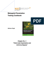 Metasploit Penetration Testing Cookbook: Chapter No. 4 "Client-Side Exploitation and Antivirus Bypass"