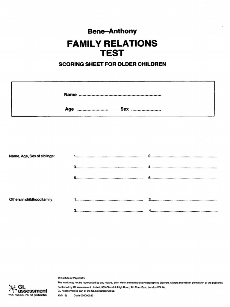 FRT Older Children | PDF