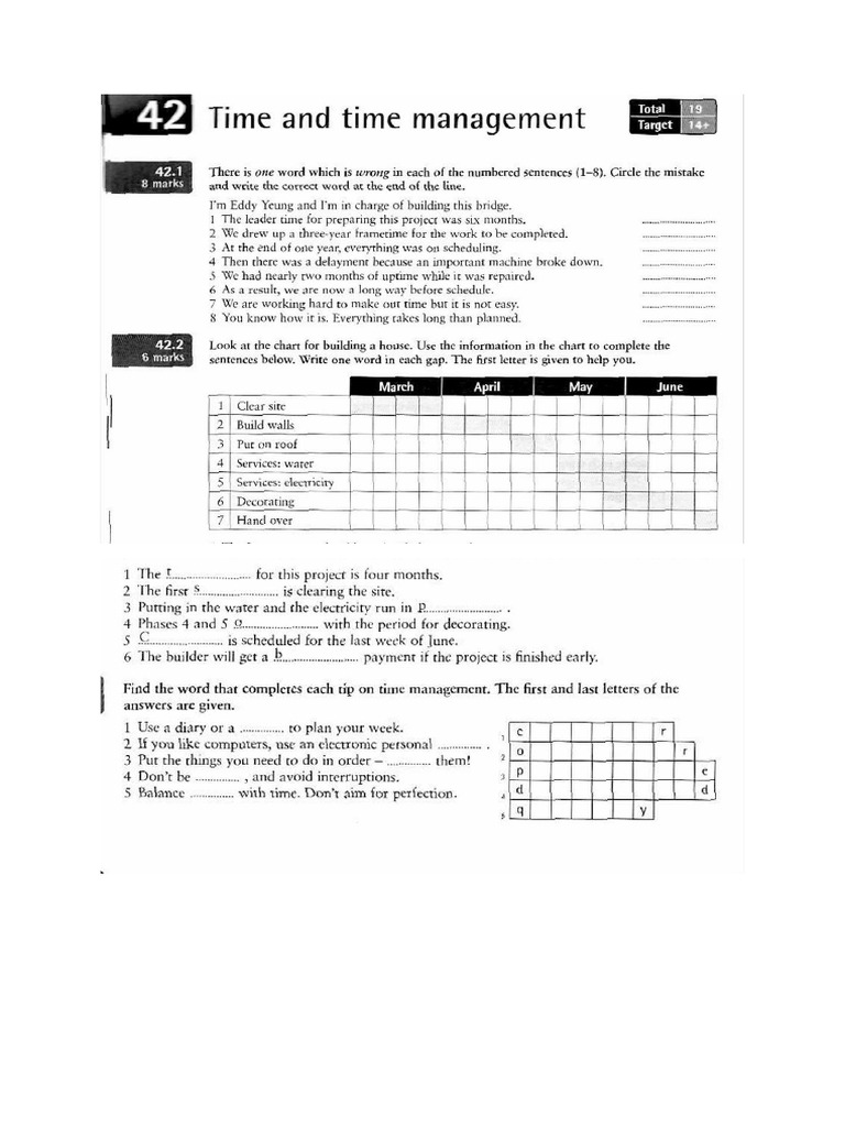Time and Time Management | PDF