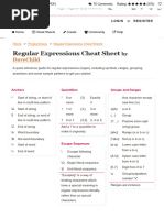 Alteryx Regex Cheat Sheet Guide | PDF | Regular Expression | Punctuation