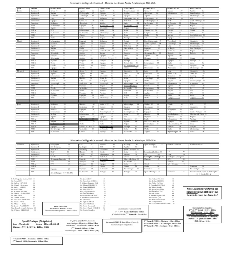 horaire-des-cours-2025-2026-mazenod-pdf-math-matiques-science