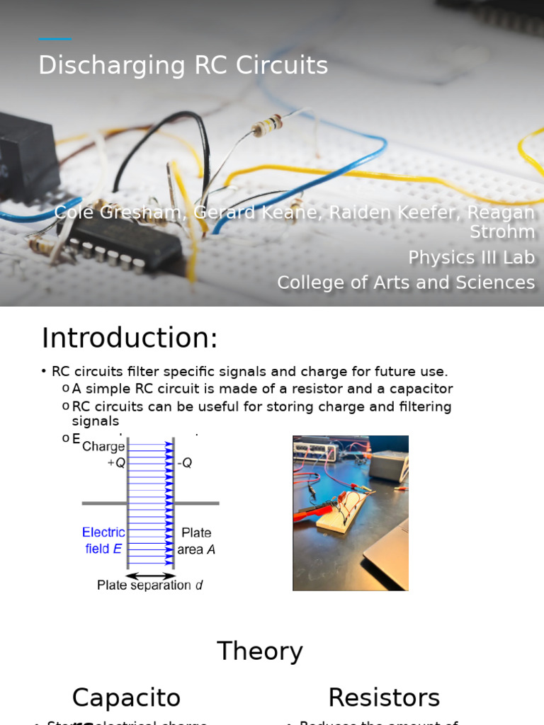 Understanding RC Circuit Discharge Dynamics | PDF