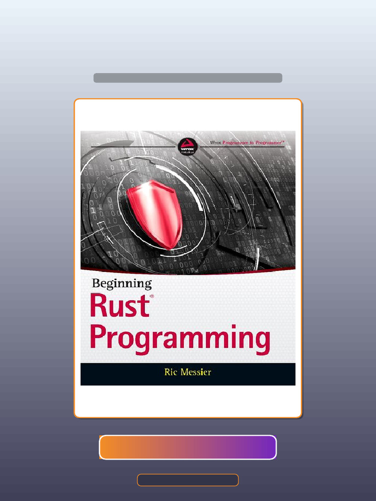 Test Bank for Beginning Rust Programming 1st Edition | PDF | Multiple ...