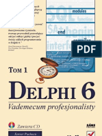 Pacheco Teixeira - Delphi 6 - Vademecum Profesjonalisty - Tom I (Helion-PL)