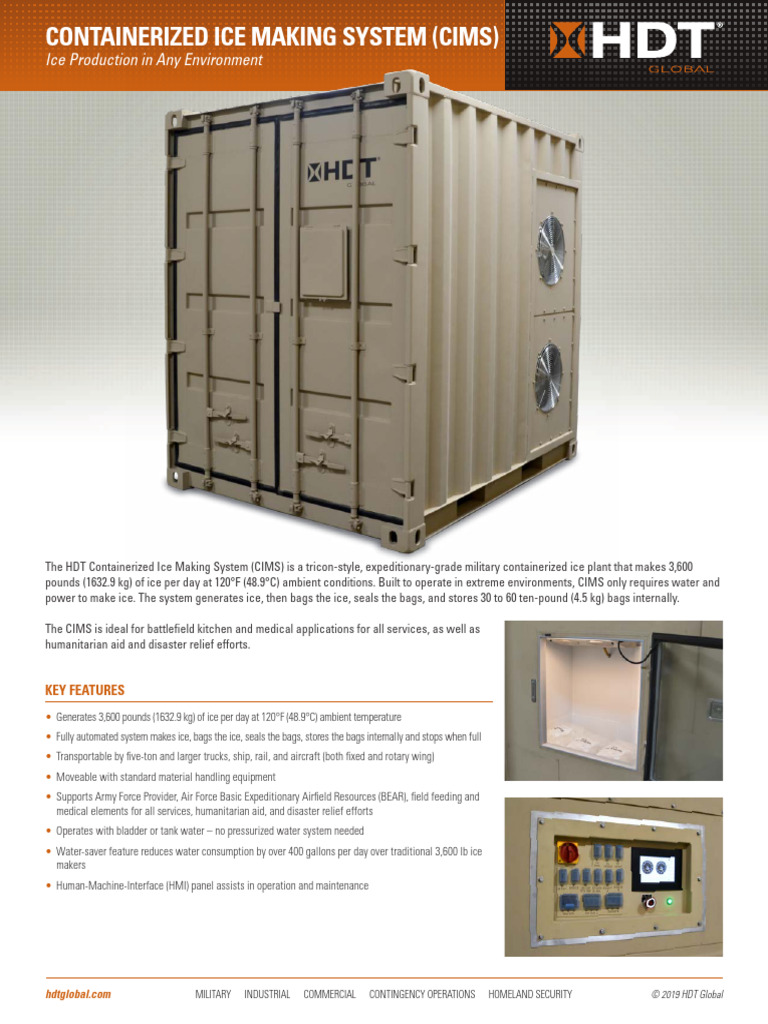 HDT_CIMS_IceSystem_07 | PDF | Ice | Water