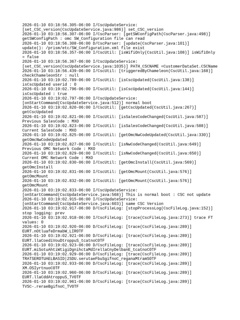 Prev Csc Log | PDF