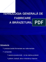 TEHNOLOGIA GENERALĂ DE FABRICARE  A BRÂNZETURILOR