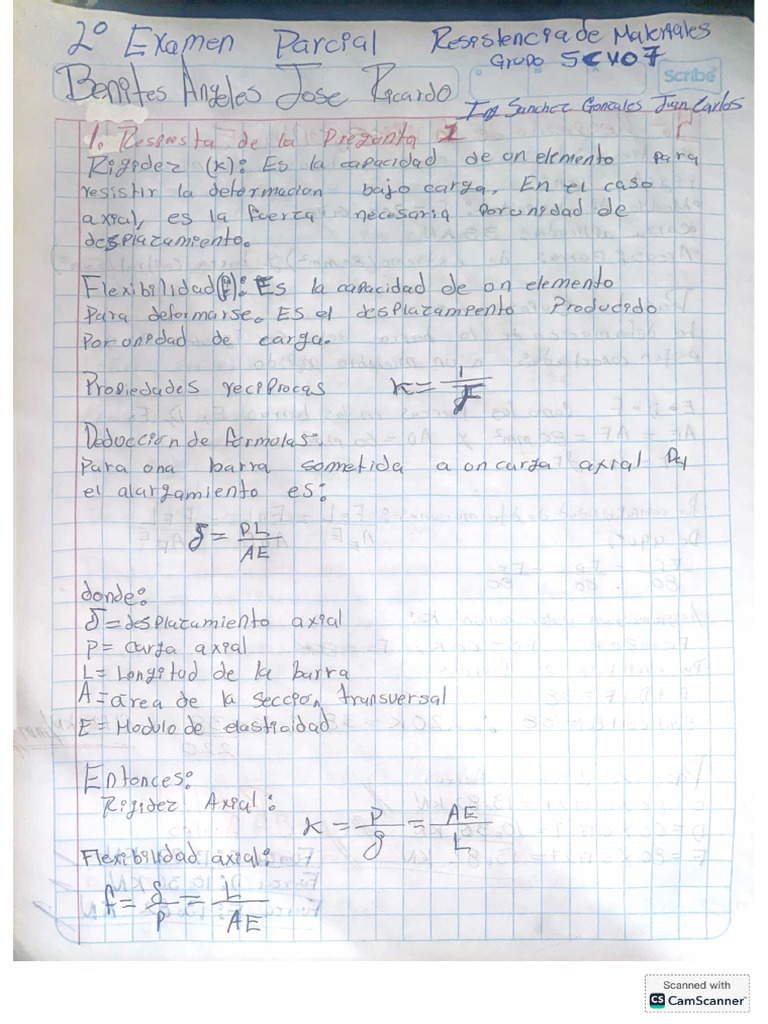 Examen Del Segundo Parcial | PDF