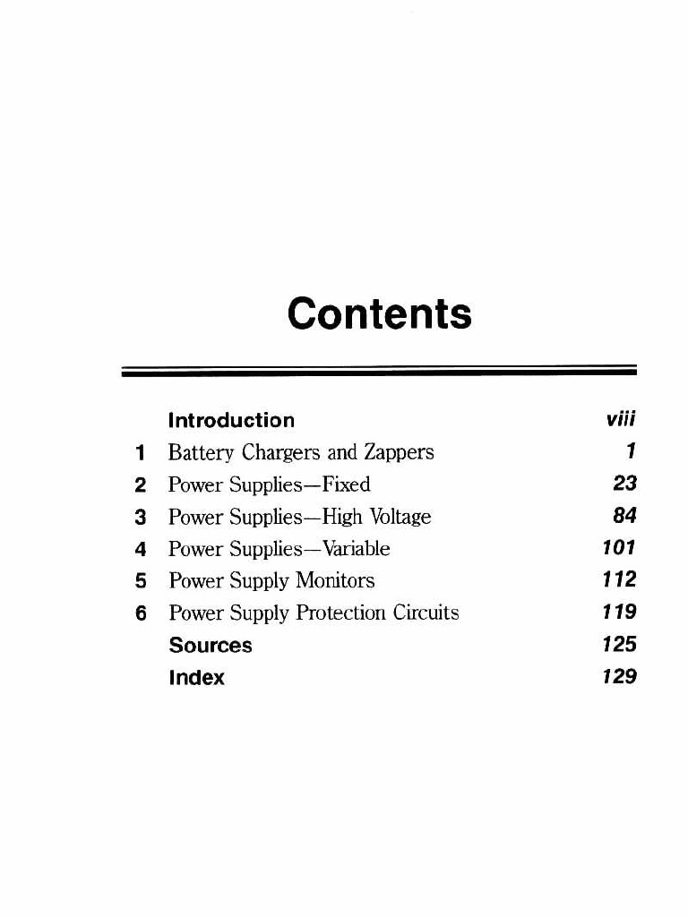 Electronics Power Supply and Battery Charger Circuit Encyclopedia | PDF