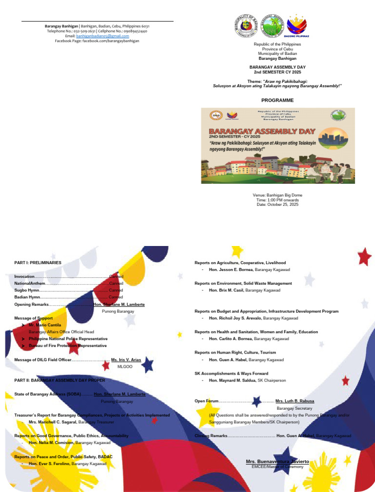 Annex a - Programme Template NEW | PDF