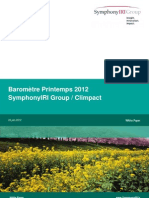 Baromètre Climpact SymphonyIRI Printemps 2012