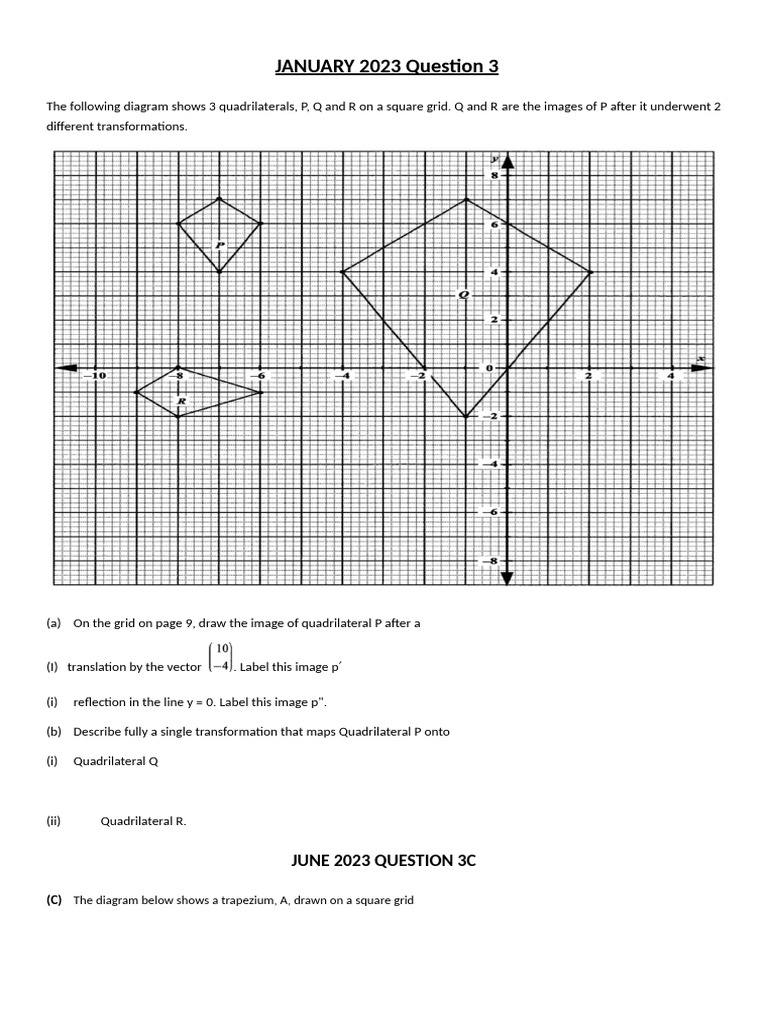 Quadrilateral Transformations on Grids | PDF | Vertex (Graph Theory ...