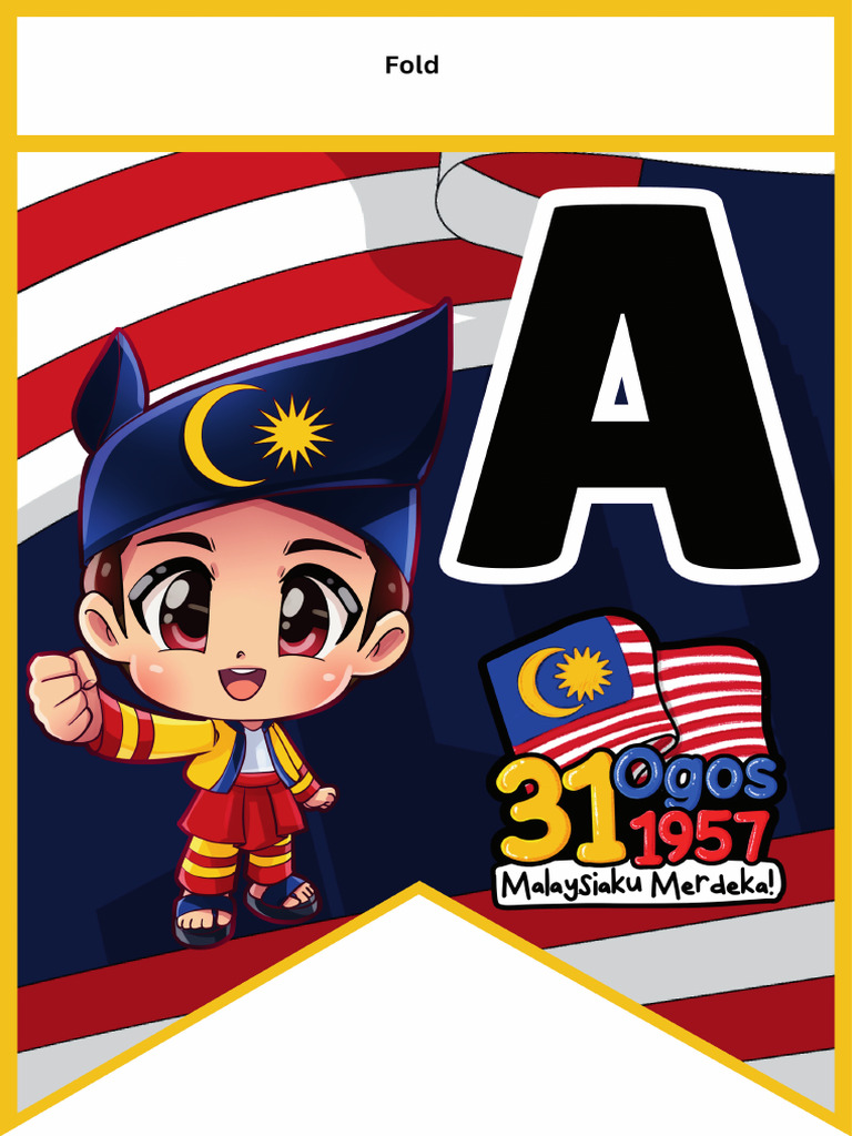 Huruf ABCHiasan Kelas Tema Merdeka 2 | PDF