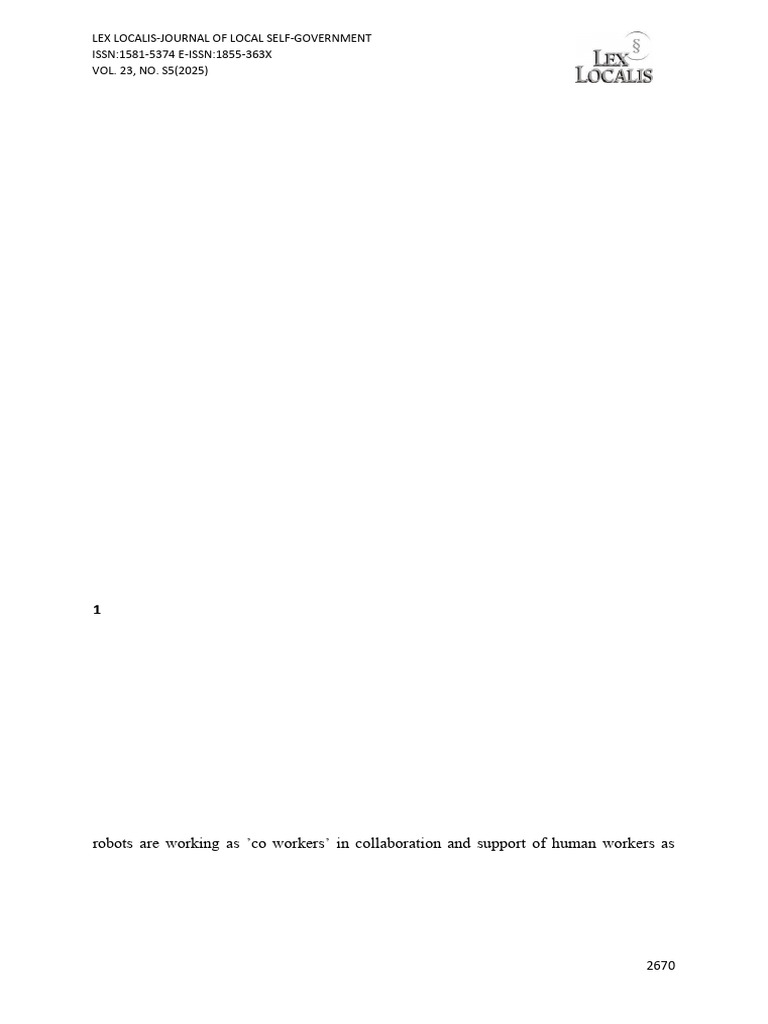 Human+Robot+Collaboration+(Lex+Localis) | PDF | Automation | Robotics