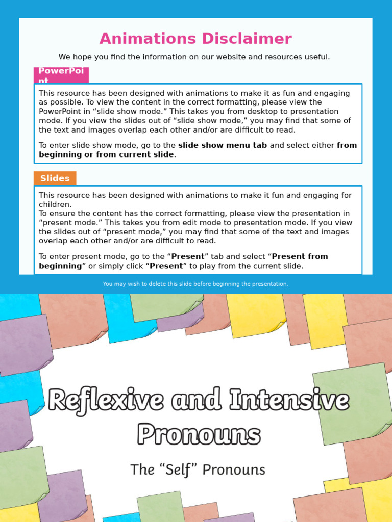 Reflexive and Intensive Pronouns Guide | PDF | Syntax | Semantic Units