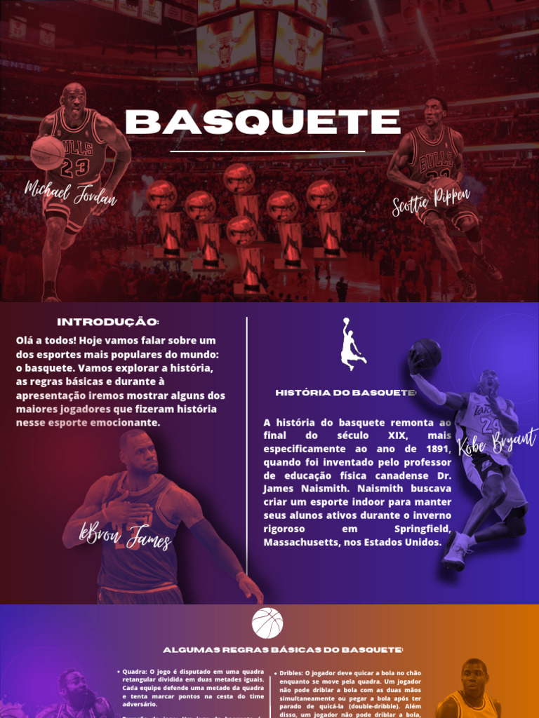 História e Regras do Basquete | PDF | Esportes