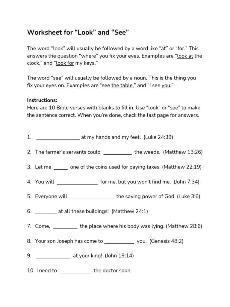 Look See | PDF