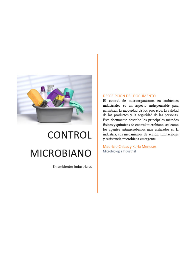 Control Microbiano en Industria | PDF | Esterilización (Microbiología ...