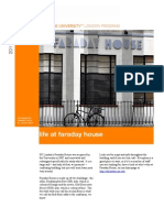 SU London Handbook 2011/12: Life at Faraday House
