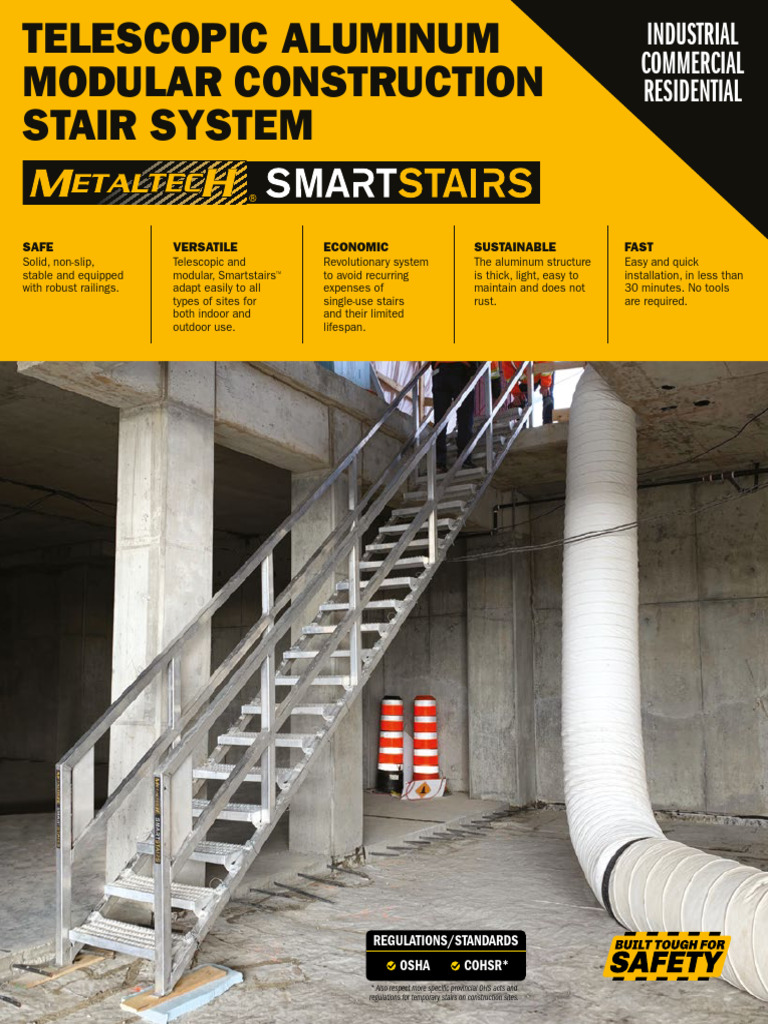 Telescopic Aluminum Modular Stairs | PDF
