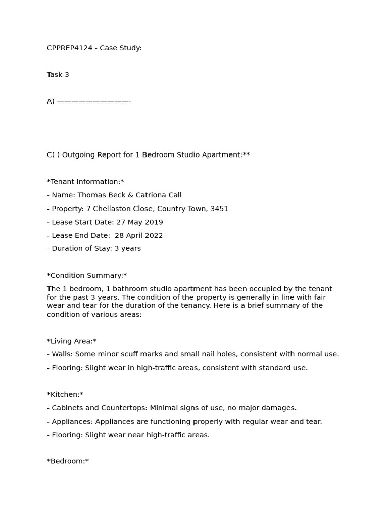 Cpprep4124 - Case Study | PDF