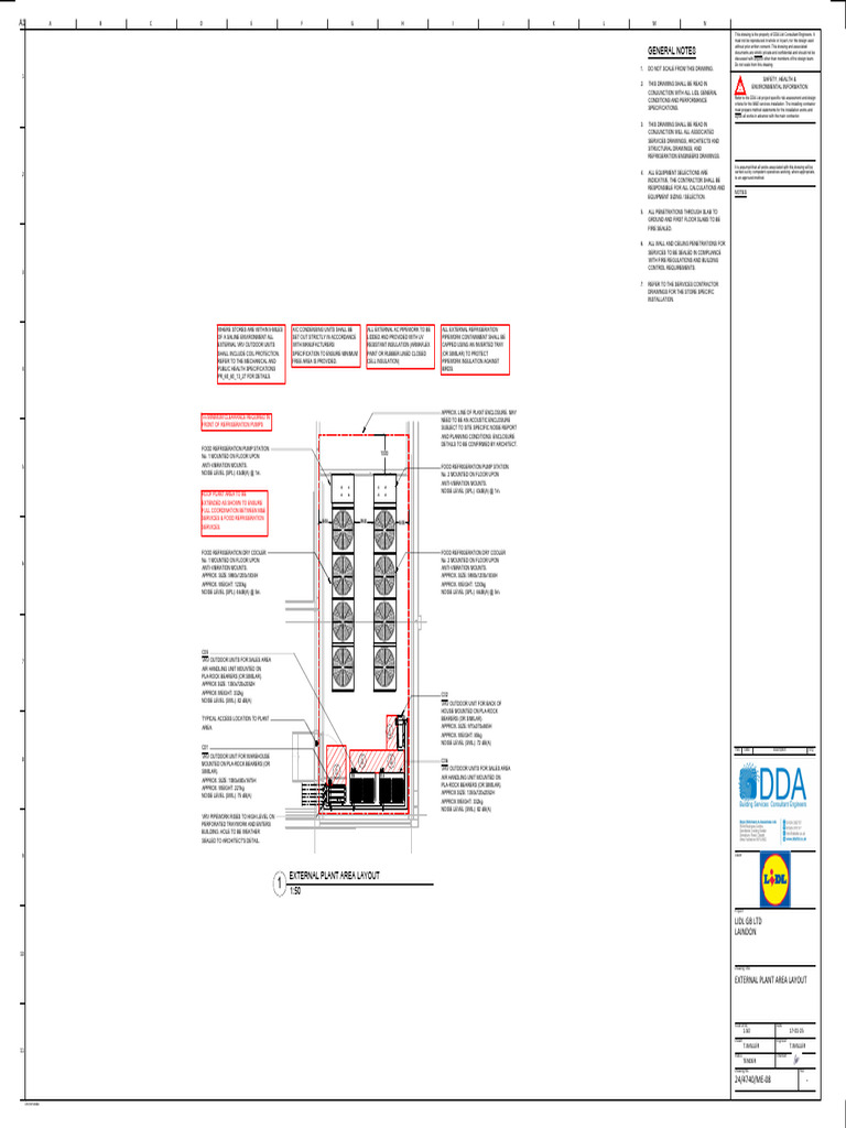 External Plant Area Layout for Lidl | PDF | Building | Building Technology