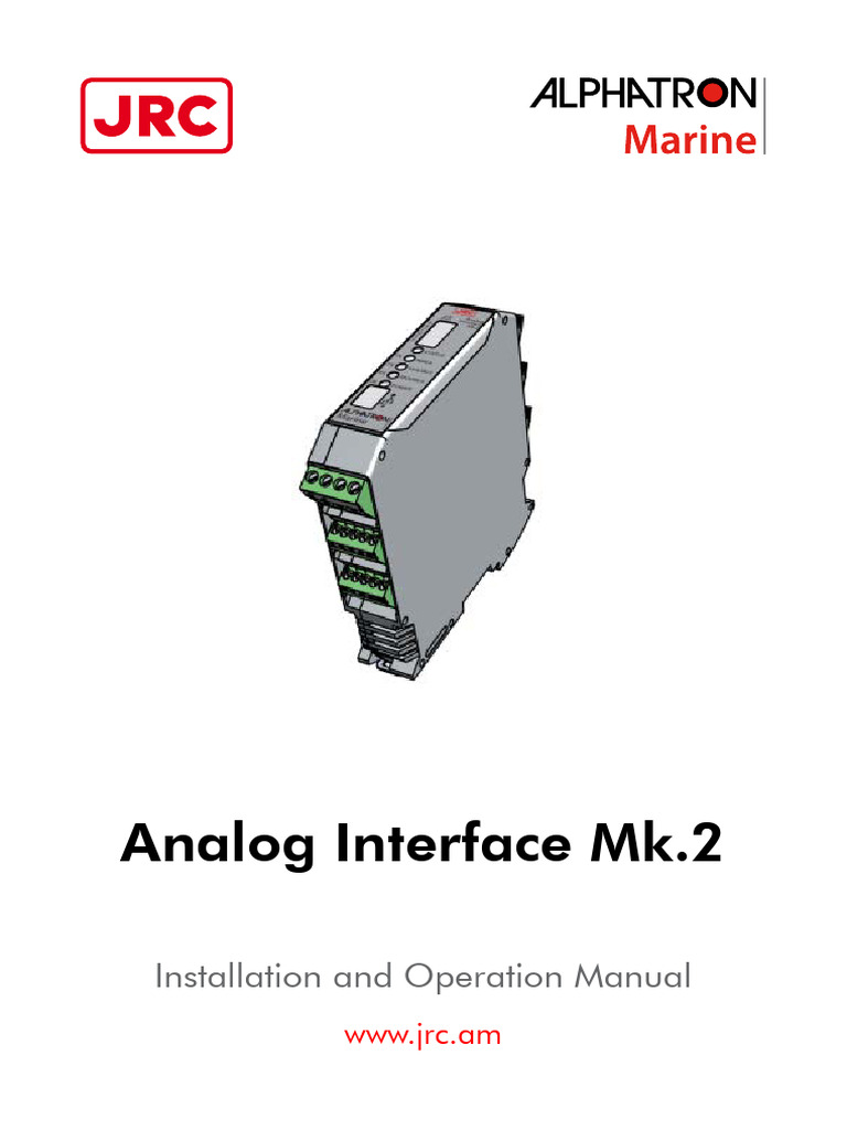 505-DataConv Alphatron Analog Interface MK2 Rudder Sea InstallOper ...