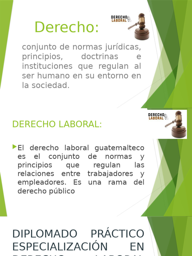 Diplomado en Derecho Laboral en Guatemala | PDF | Derecho laboral | Salario