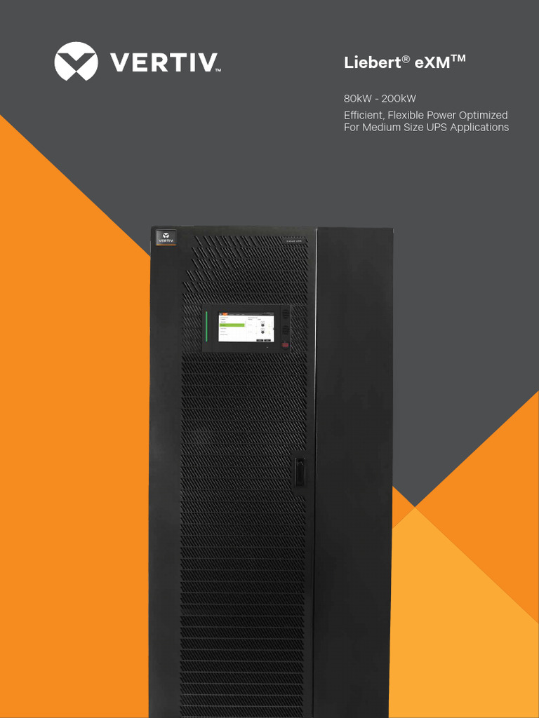 Liebert eXM: Efficient UPS Solutions | PDF | Electrical Engineering ...